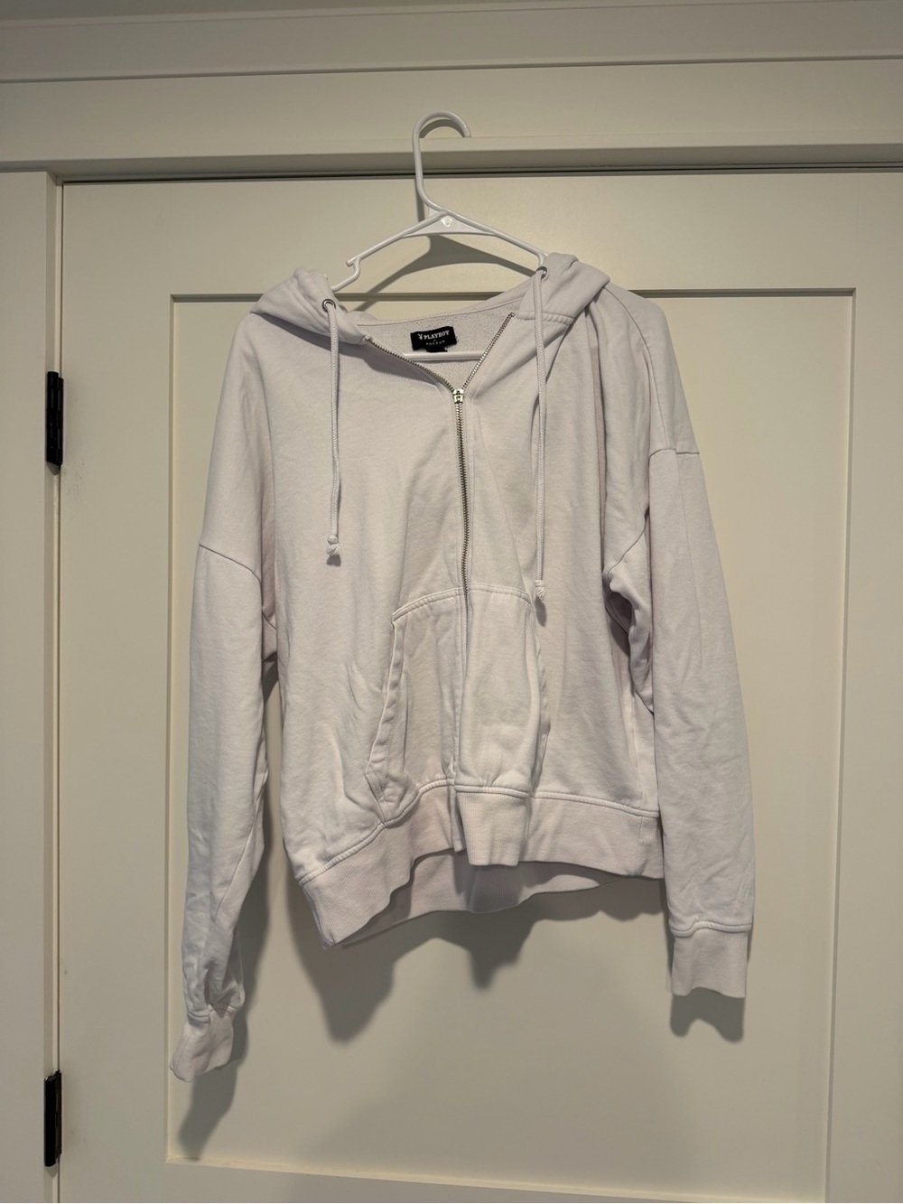 PacSun White Zip-Up Hoodie - Women